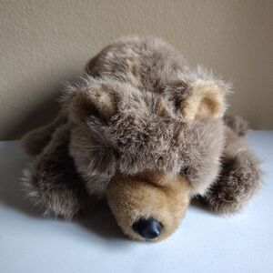 Folkmanis Full Body 15" Brown Grizzly Bear Cub Hand Puppet -Kid's Pretend Play